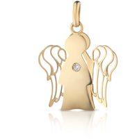 Pendente Roberto Giannotti Donna Angeli in Oro giallo Diamante PZ643 - PZ643